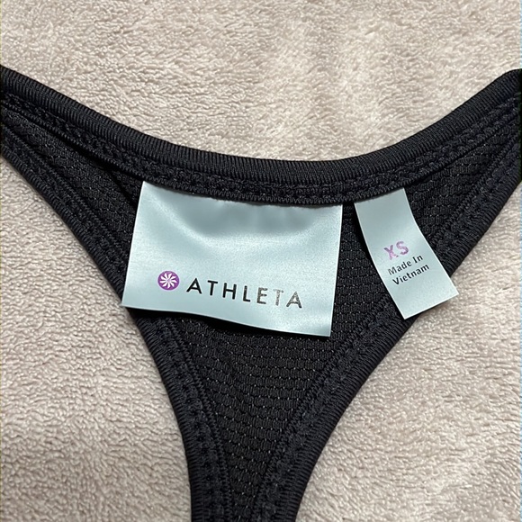 Athleta Black Tank Racerback with Built in Bra - Picture 5 of 13